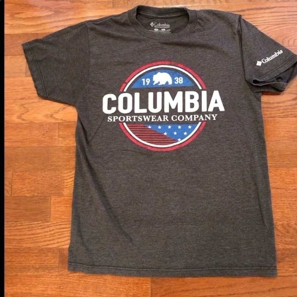 SMALL GRAY COLUMBIA SPORTSWEAR SHIRT
